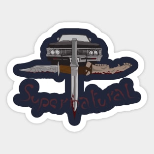 Supernatural Weapons Sticker